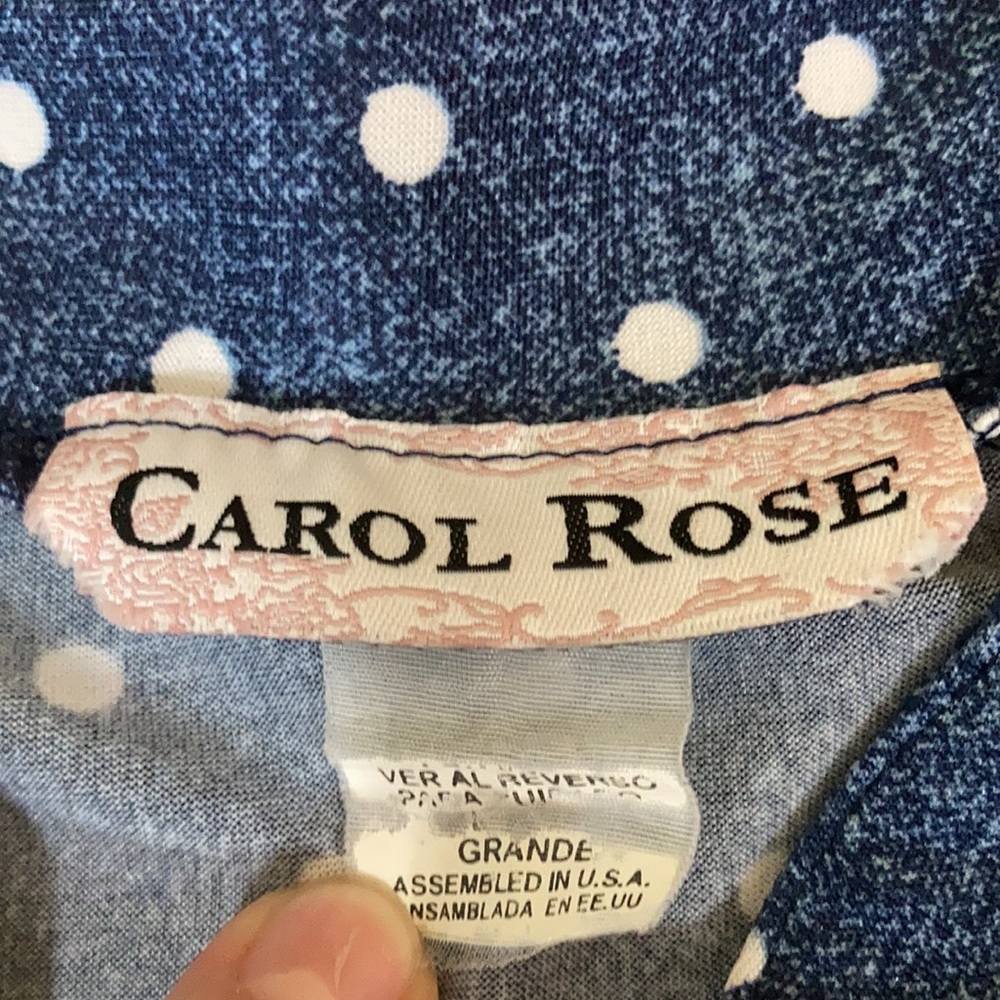 Carol Rose Woman’s Stretchy Tank L V-neck Like New - Picture 5 of 5